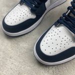 Tênis Air Jordan 1 High CO.JP - Midnight Navy Jordan 1 High - Azul/Branco/Prata