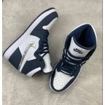 Tênis Air Jordan 1 High CO.JP - Midnight Navy Jordan 1 High - Azul/Branco/Prata