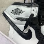Tênis Air Jordan 1 High - Cinza/Preto Rachado