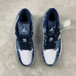 Tênis Air Jordan 1 Low - Jeans/Branco