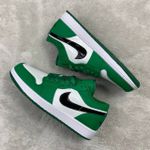 Tênis Air Jordan 1 Low - Verde/Branco