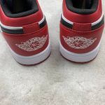Tênis Air Jordan 1 Low - Bred Toe - Vermelho/Preto/Branco