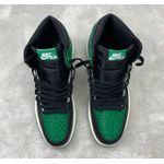 Tênis NK Air Jordan 1 - Verde/Preto/Branco