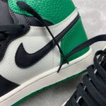 Tênis NK Air Jordan 1 - Verde/Preto/Branco