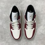 Tenis NK Air Jordan 1 Low - Year Of The Dragon - Branco/Vermelho/Dourado