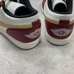 Tenis NK Air Jordan 1 Low - Year Of The Dragon - Branco/Vermelho/Dourado