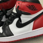 Tênis NK Air Jordan 1 High - Vermelho/Preto e Branco