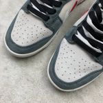 Tênis NK Dunk Low (Dois símbolos) - Cinza/Branco