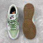 Tênis NK Dunk Low (Dois símbolos) - Verde/Branco