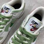 Tênis NK Dunk Low (Dois símbolos) - Verde/Branco