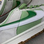 Tênis NK Dunk Low (Dois símbolos) - Verde/Branco