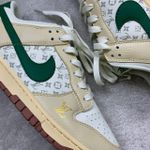 Tênis NK Dunk Low LV - Branco/Dourado/Verde