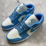 Tênis NK Jordan 1 Low - Azul/Branco