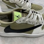 Tênis NK Travis Scott Jordan 1 Golf - Verde/Branco