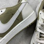 Tênis NK Travis Scott Jordan 1 Golf - Verde/Branco