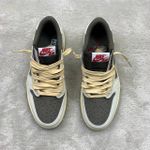 Tênis Nk Travis Scott x Air Jordan 1 Low - Olive (Alternative Swoosh)