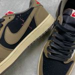 Tênis NK Travis Scott Jordan 1 Low - Marrom