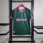 Camisa Fluminense II Away 23/24 - Torcedor Masculino - Verde/Rosa