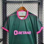 Camisa Fluminense II Away 23/24 - Torcedor Masculino - Verde/Rosa