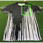 Camisa treino 22/23 Preto/Branco (DEFEITO)