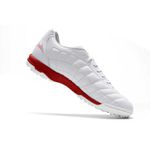 Chuteira Society Mizuno (TF) - Branco/Vermelho