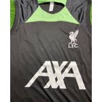 Conjunto Treino Liverpool 23/24 Regata + Short - Masculino Preto/verde