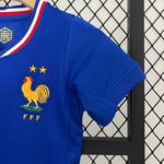 Conjunto Infantil França HOME I 2024/25 - Azul