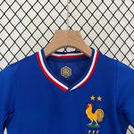 Conjunto Infantil França 2024 home - Azul