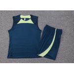 Conjunto Treino Brasil 22/23 Regata + Short - Azul Marinho/Verde