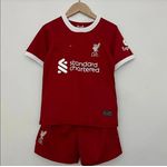 Conjunto Infantil 23-24 Liverpool home - Vermelho