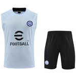 Conjunto De Treino Inter de Milão 23/24 Regata + Short - Masculino Azul Claro
