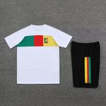 Conjunto de treino Camisa + Short Camarões 23/24 - Masculino Branco