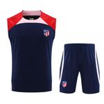 Conjunto De Treino Atlético De Madrid 23/24 Regata + Short - Masculino Azul 