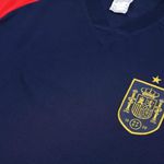 Conjunto De Treino Camisa + Short Espanha 23/24 - Masculino Azul Marinho/vermelho