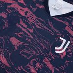 Conjunto De Treino Camisa + Short Juventus 23/24 - Masculino Azul Marinho/Rosa