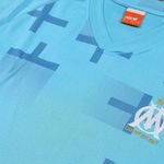 Conjunto De Treino Camisa + Short Olympique De Marseille 23/24 - Masculino Azul (símbolo branco)