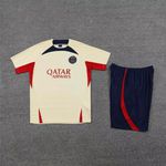 Conjunto De Treino Camisa + Short PSG 23/24 - Masculino Bege