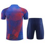 Conjunto de treino Camisa + Short PSG 23/24 - Masculino Azul/Vermelho