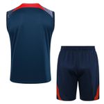 Conjunto De Treino PSG 24/25 Regata + Short - (DETALHE ROXO NO OMBRO)