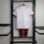 Conjunto Infantil Flamengo Away II 24/25 - Branco