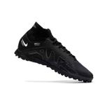 Chuteira Society Nike Air Zoom Mercurial (TF) - Preta/Verde - Botinha