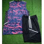 Conjunto De Treino Regata + Short Juventus 23/24 - Azul Marinho/Rosa