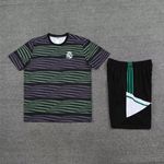 Conjunto De Treino Camisa + Short Real Madrid 23/24 - Masculino Roxo/Verde