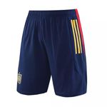 Conjunto De Treino Camisa + Short Espanha 23/24 - Masculino Azul Marinho/vermelho