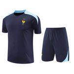 Conjunto Treino Seleção França 24/25 Camisa + Short - Azul Marinho