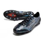 Chuteira Campo Mizuno Alpha (FG) - Preto/Furta-cor