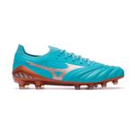 Chuteira Campo Mizuno Morelia Neo (FG) - Azul/Bronze