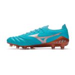Chuteira Campo Mizuno Morelia Neo (FG) - Azul/Bronze