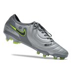 Chuteira Campo Nike Tiempo (FG) - Cinza/Verde