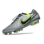 Chuteira Campo Nike Tiempo (FG) - Cinza/Verde